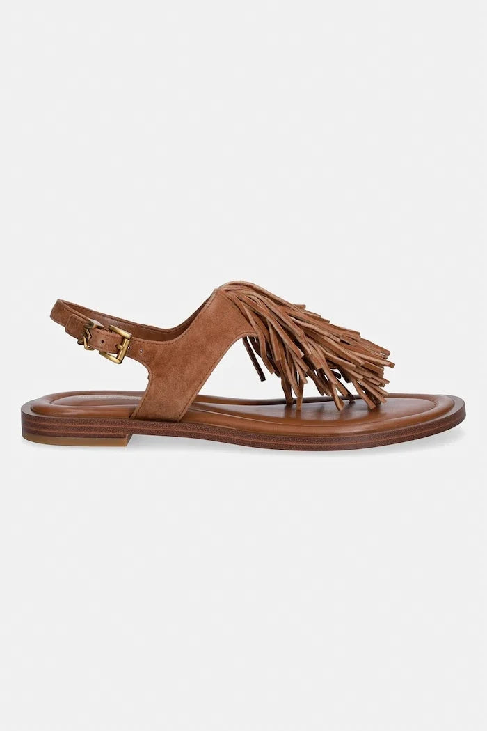 MICHAEL Michael Kors Kadın Süet Sandalet Indra Thong Sandal