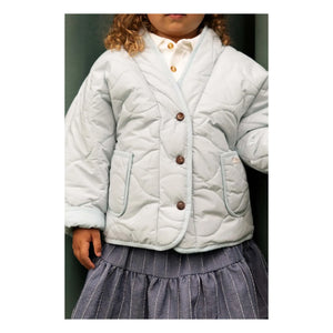 Donsje - Tessane Quilted Coat | Light Blue