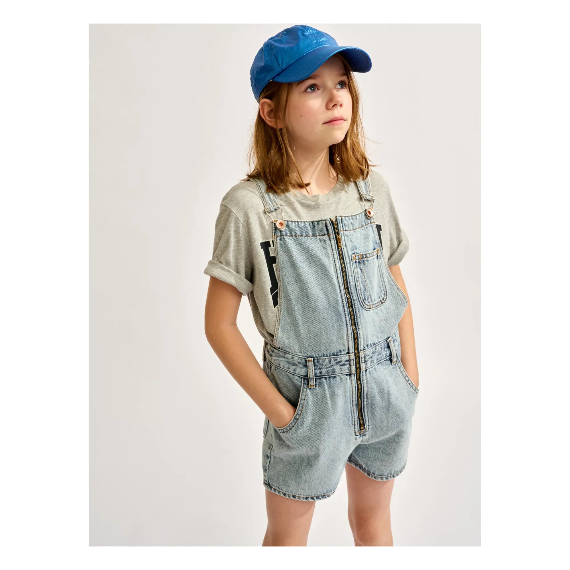 Bellerose – Salopette aus gewaschenem Denim