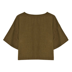 the new society - Melissa Lin T-Shirt | Olive
