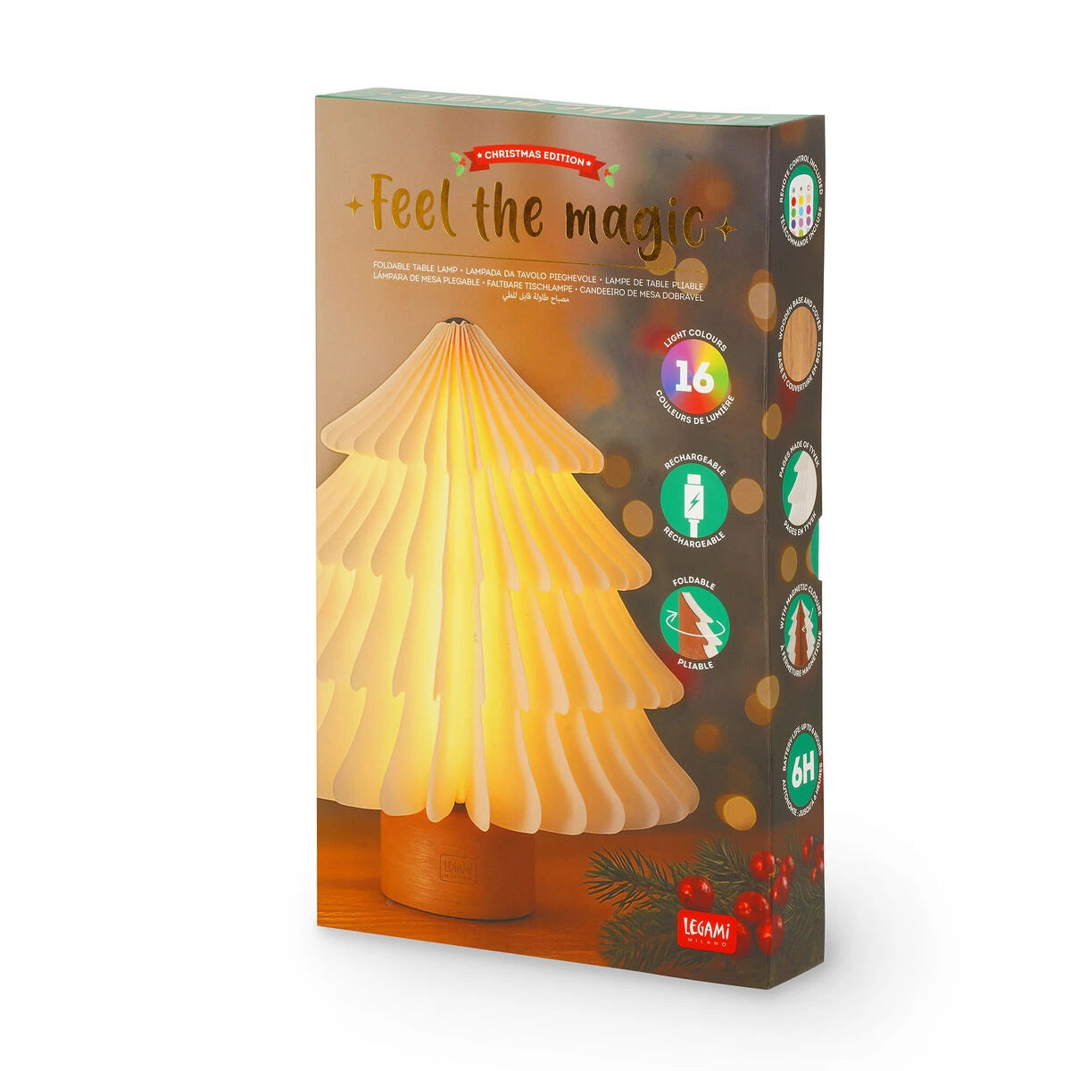 Legami - Işıklı Foldable Noel Tree - Feel Sihir