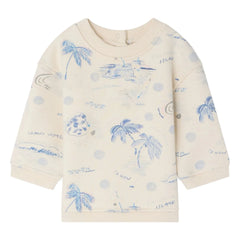 Bonpoint - Dady Ile organik pamuk sweatshirt | Ecru