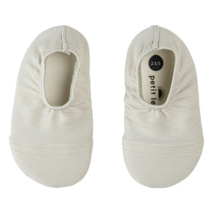 Petit Lem - Textured Recycled Fiber UV Protection Water Shoes | Light Gray