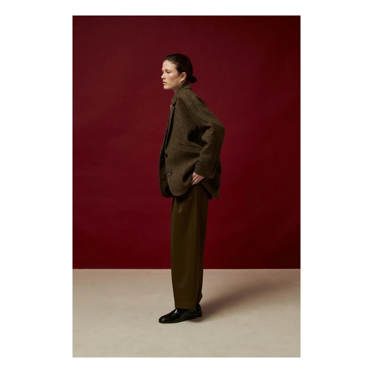 BELLEPIECE - Conrad Pantalón de Lana | Bronce