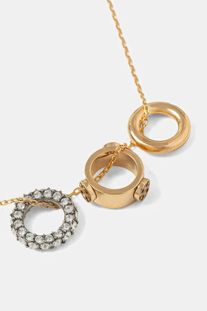 Tory Burch Miller Pave Kolye ve Küpeler (2 Parça)