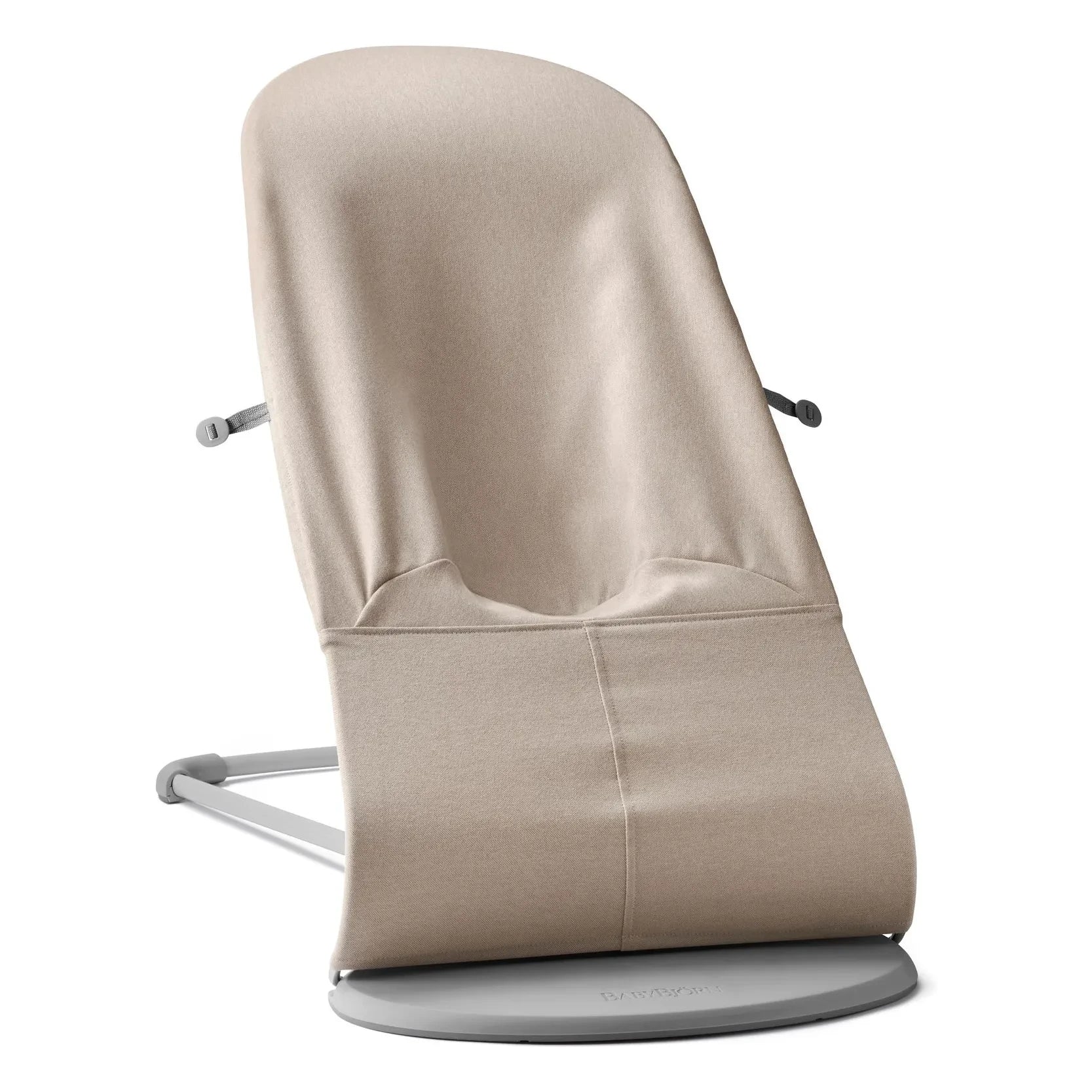 BabyBjörn – Bliss Babywippe aus meliertem Jersey-Gewebe | Beige