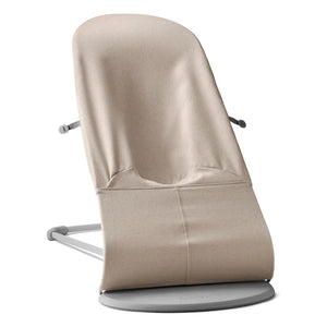 BabyBjörn – Bliss Babywippe aus meliertem Jersey-Gewebe | Beige