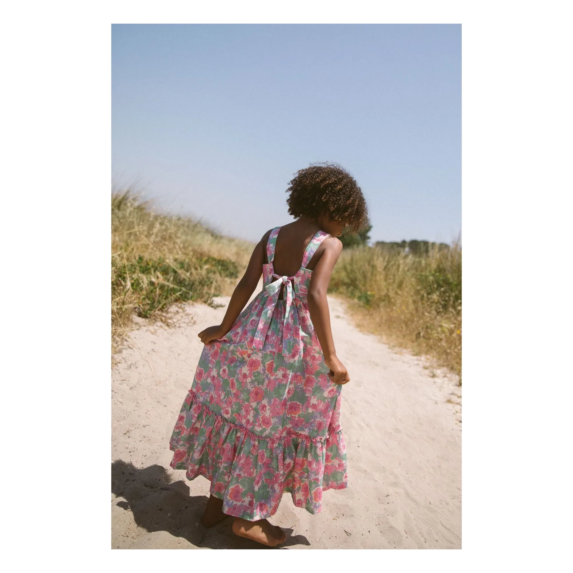 My First Cantê - Belle Fleurs Elbise | Pembe