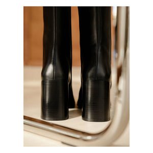 Bobbies - Hisaé Leather Lamb Boots | Black