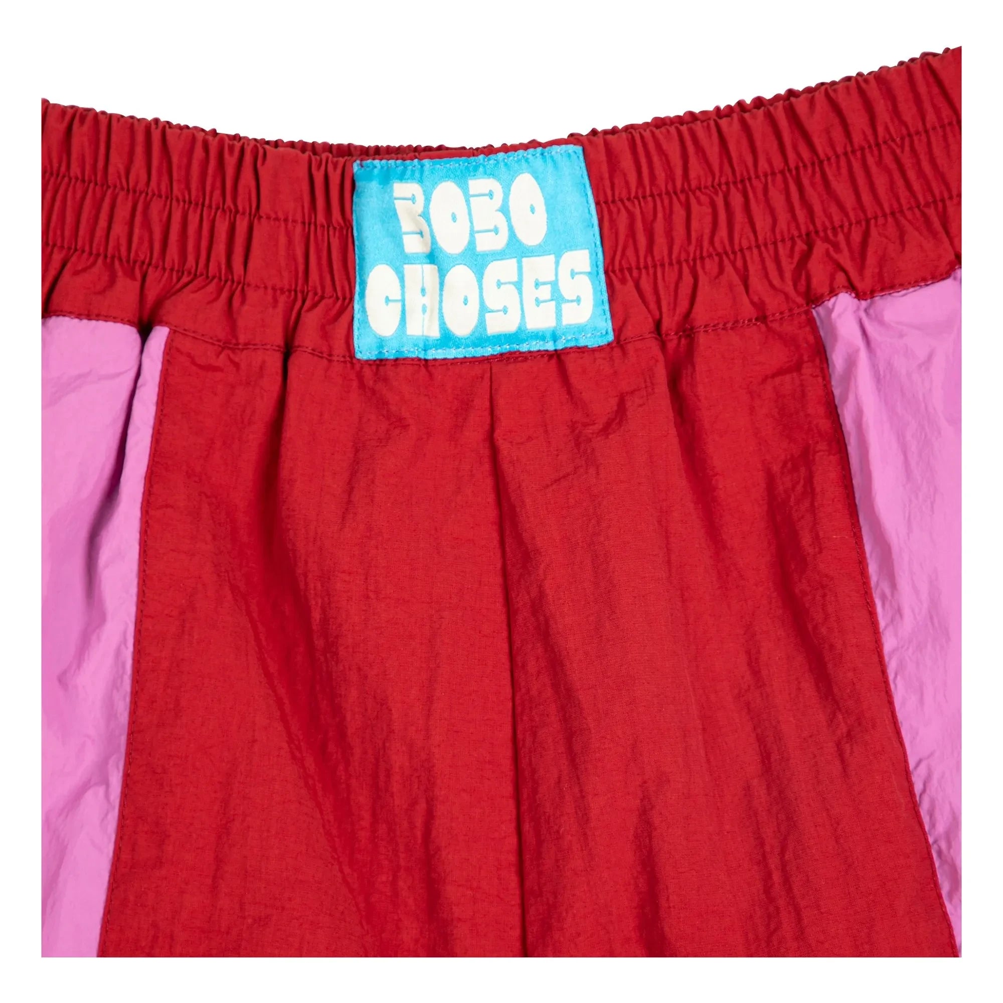 Bobo Choses - Kurze Farbblock-Shorts | Rot