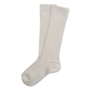 Collégien - Alix Merino Wool Knee-High Socks | Off White