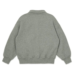 Main Story - Organik Pamuklu Polo Yaka Sweatshirt | Gri