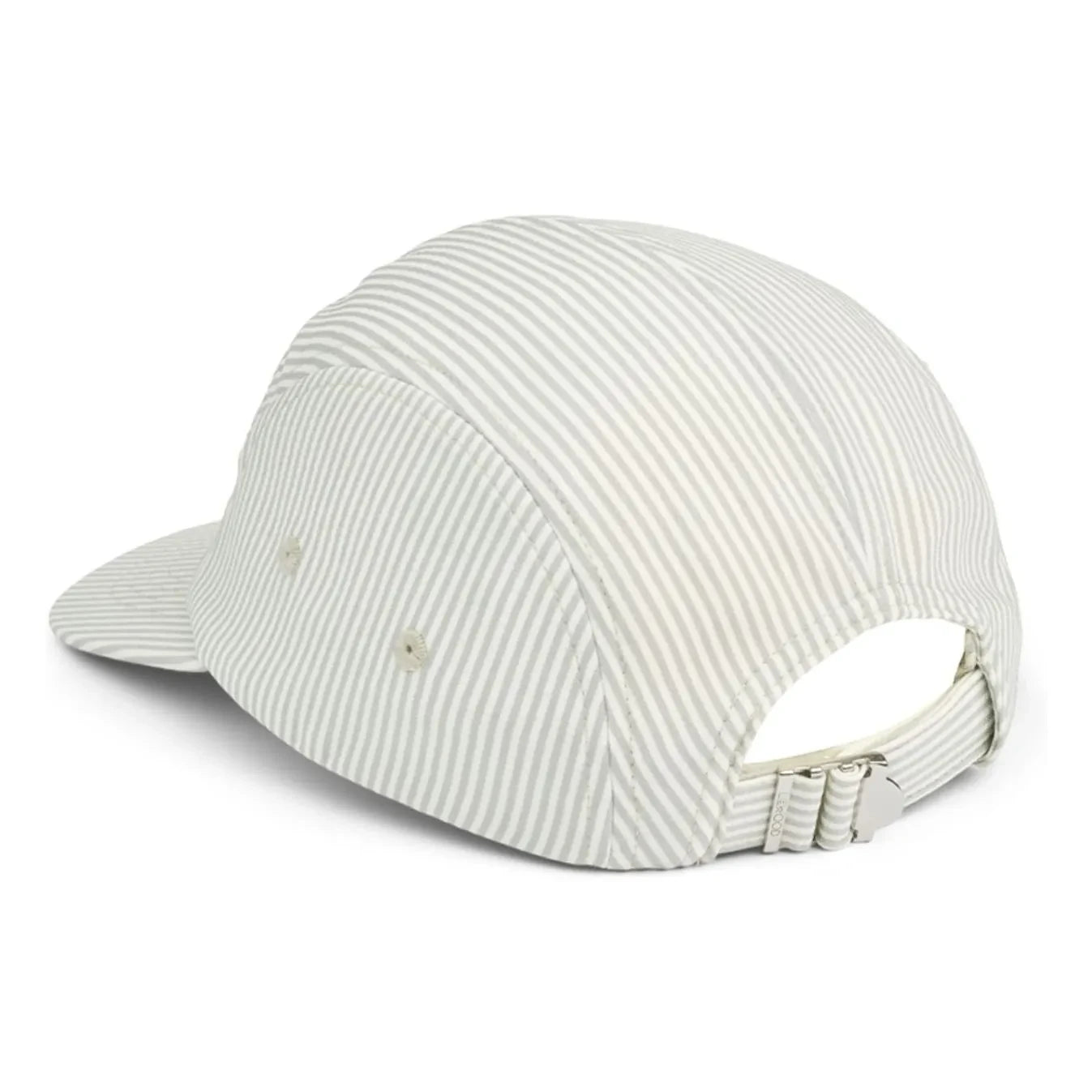 Liewood - Rory Striped Seersucker Organic Cotton Hat | Green