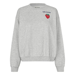 Lollys Laundry - Sydney Sweat Strawberry Baumwolle | Grau