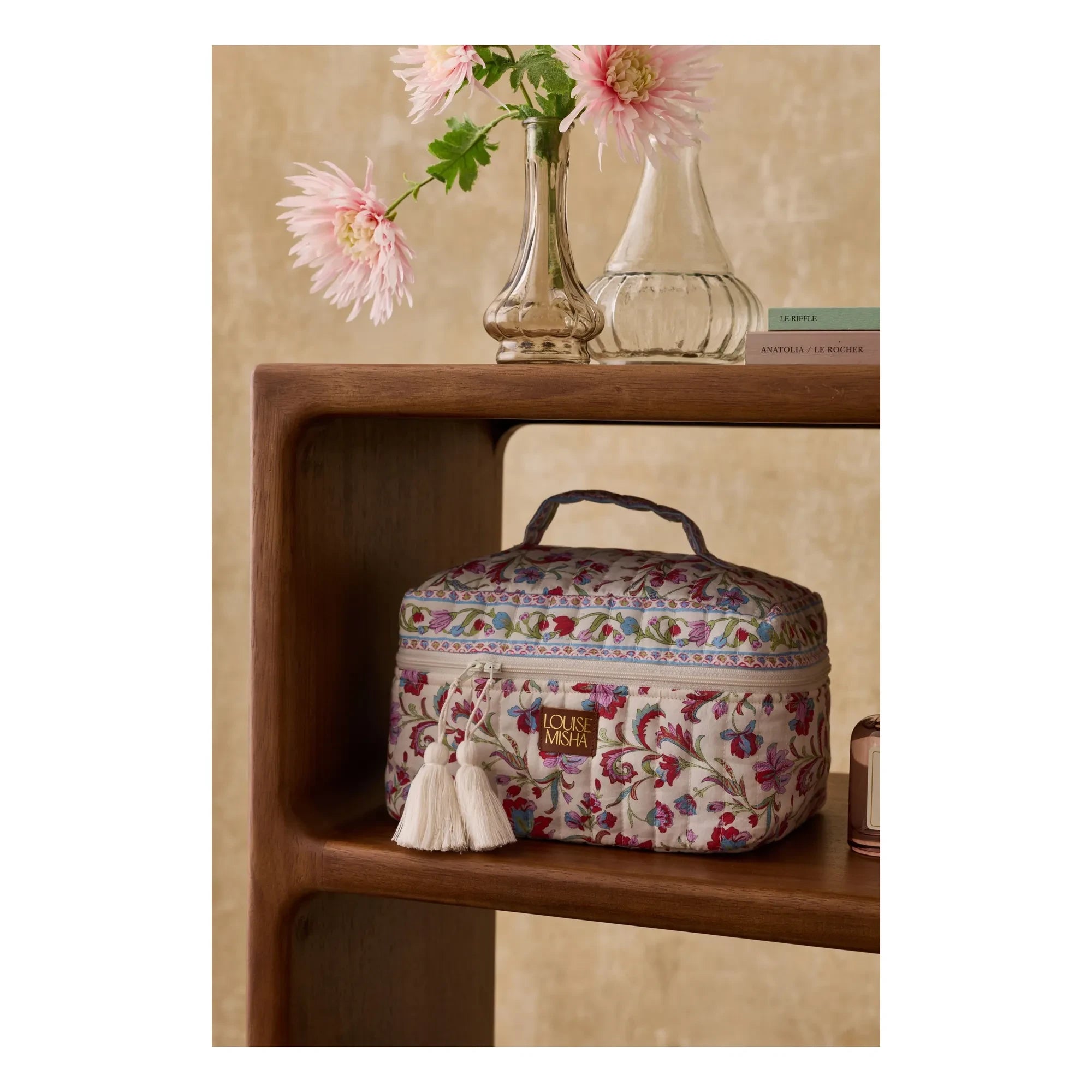 Louise Misha - Laety organik pamuklu bakım çantası | Krem