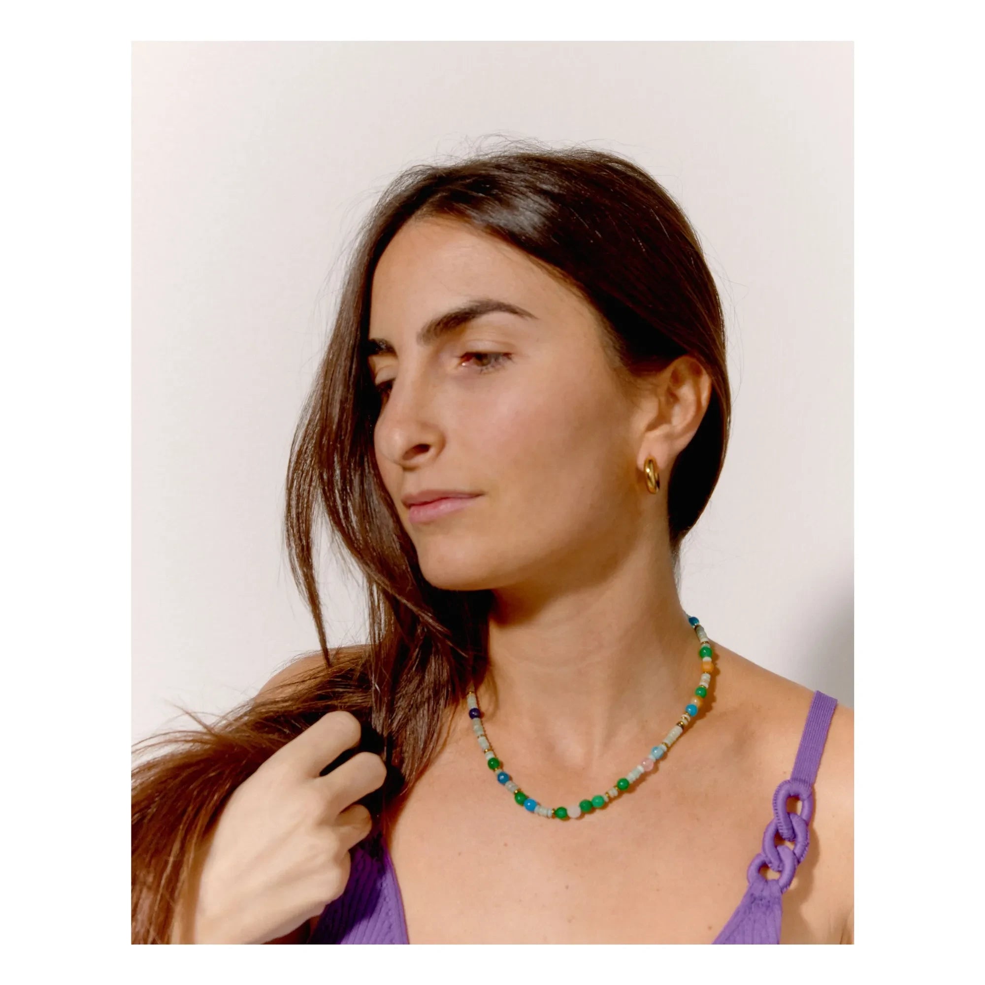 Palas - Manarola kolye | Mavi