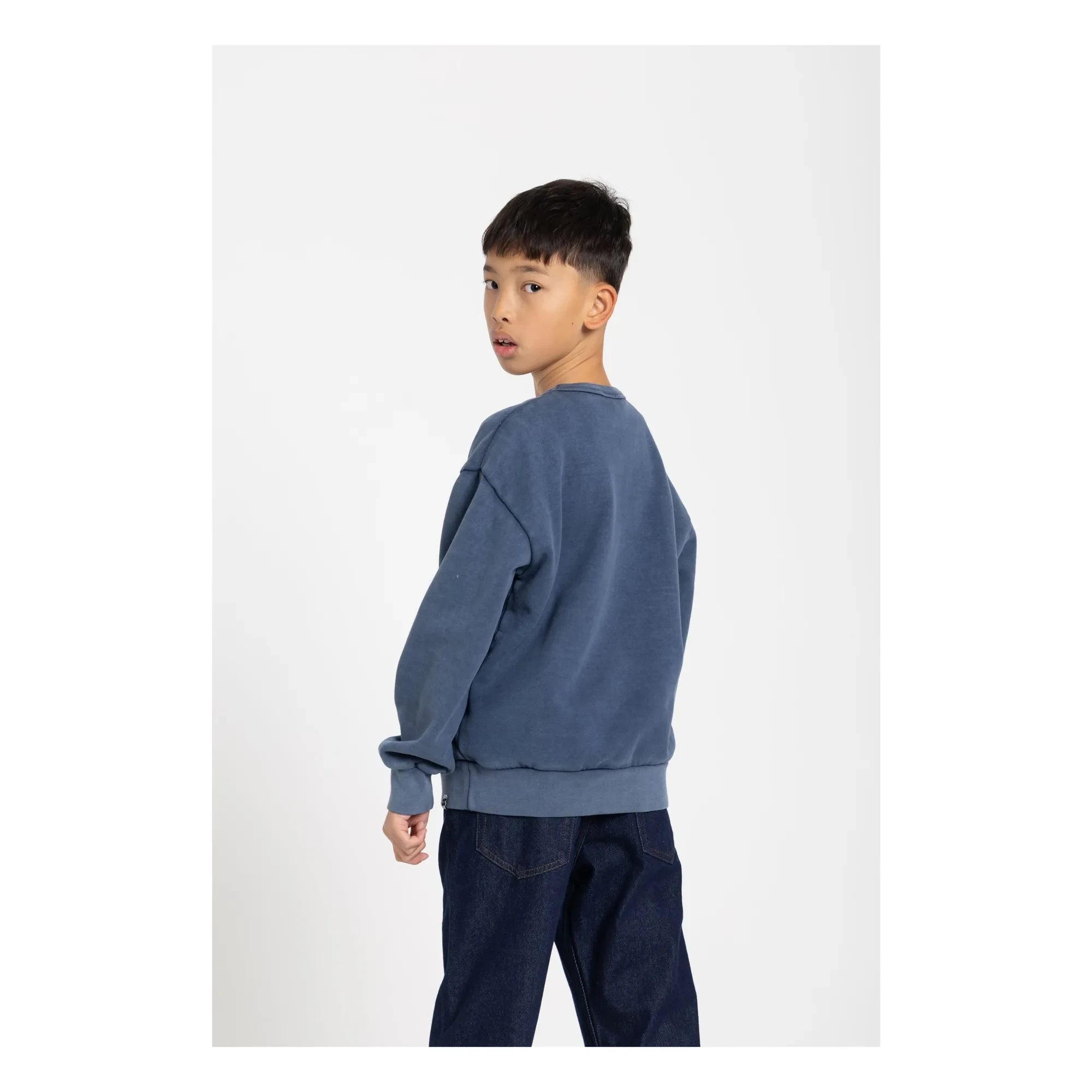 Hundred Pieces - Ryde organik pamuklu sweatshirt | Lacivert