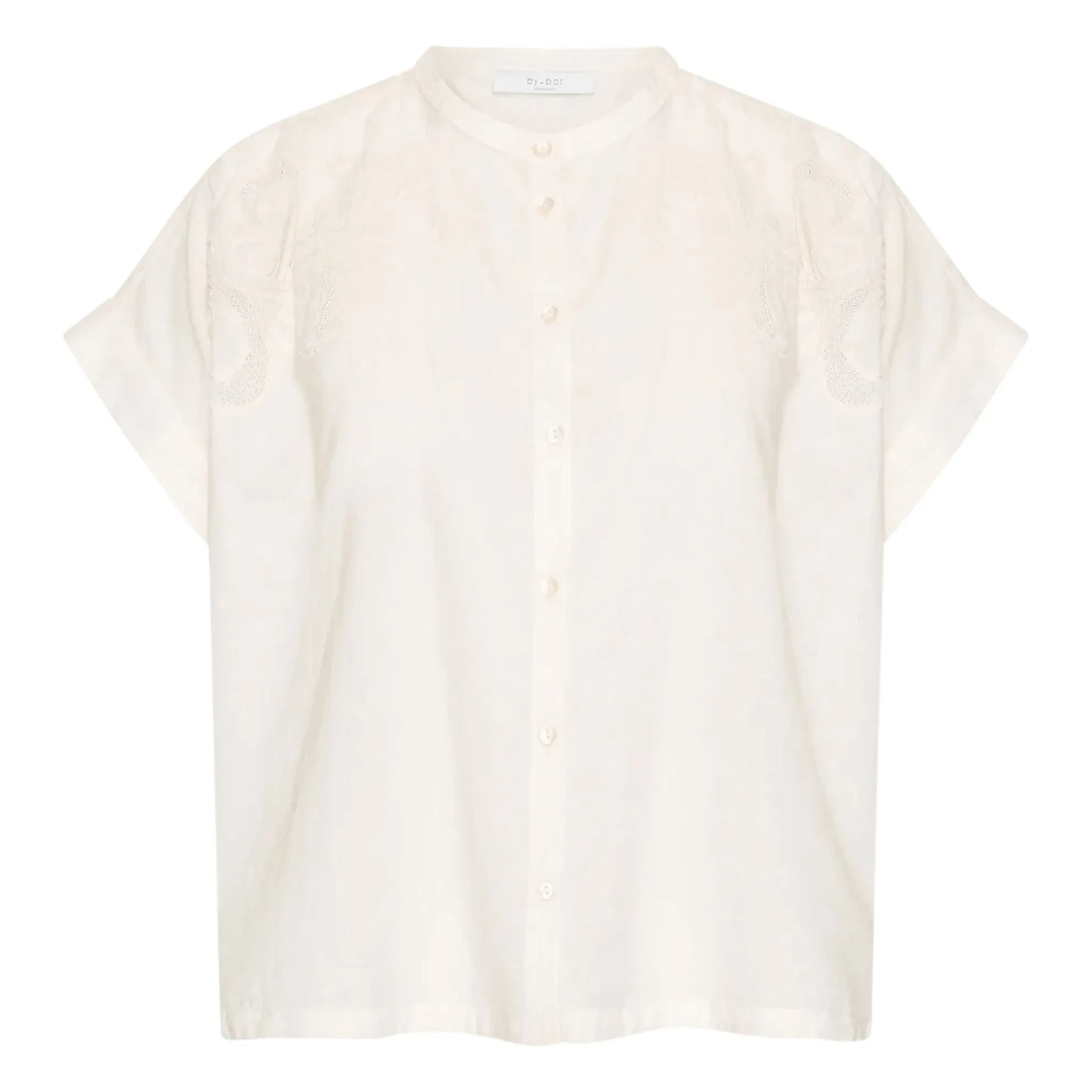 By Bar - Ally organic cotton blouse | White