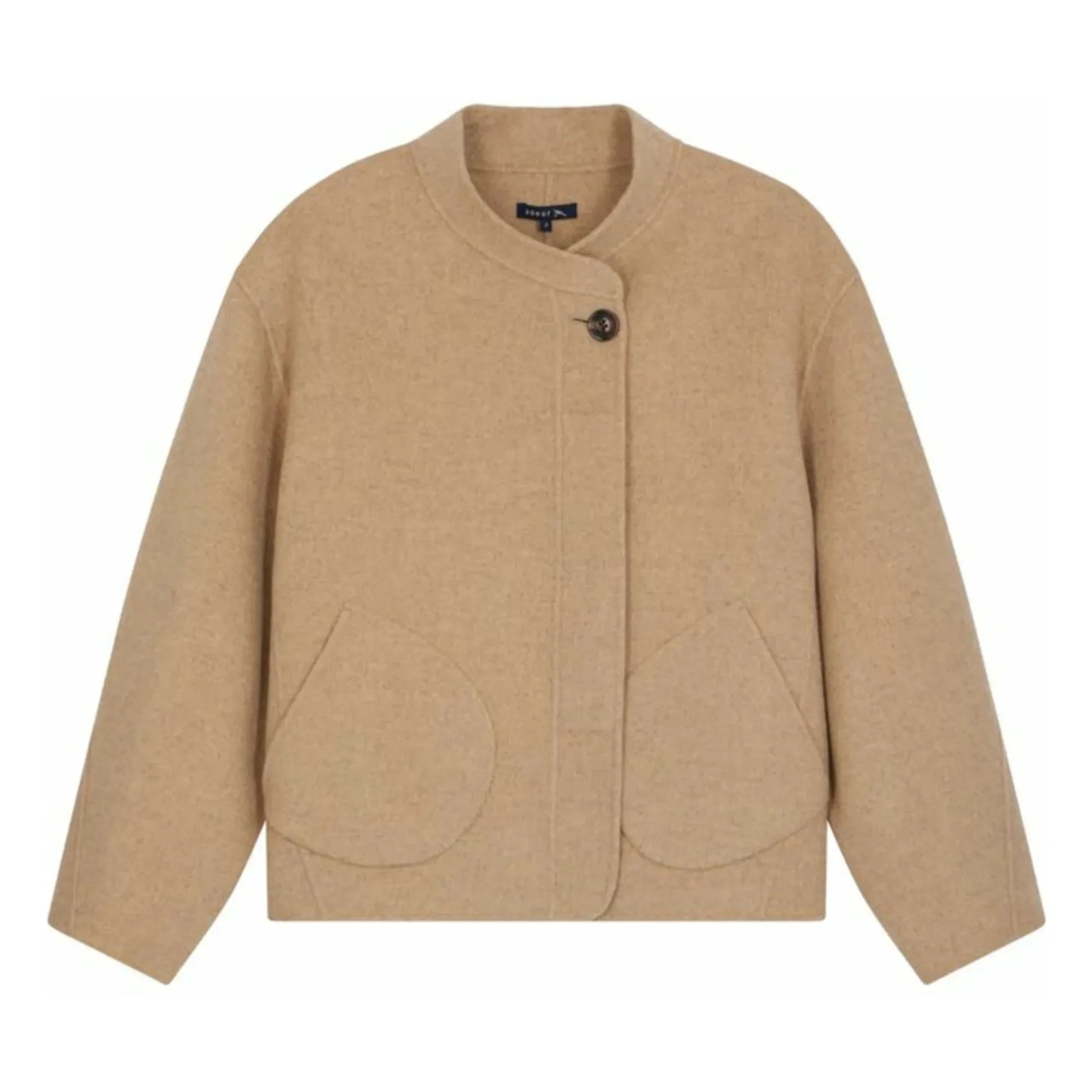 Soeur - Windsor Wollmantel | Heather beige
