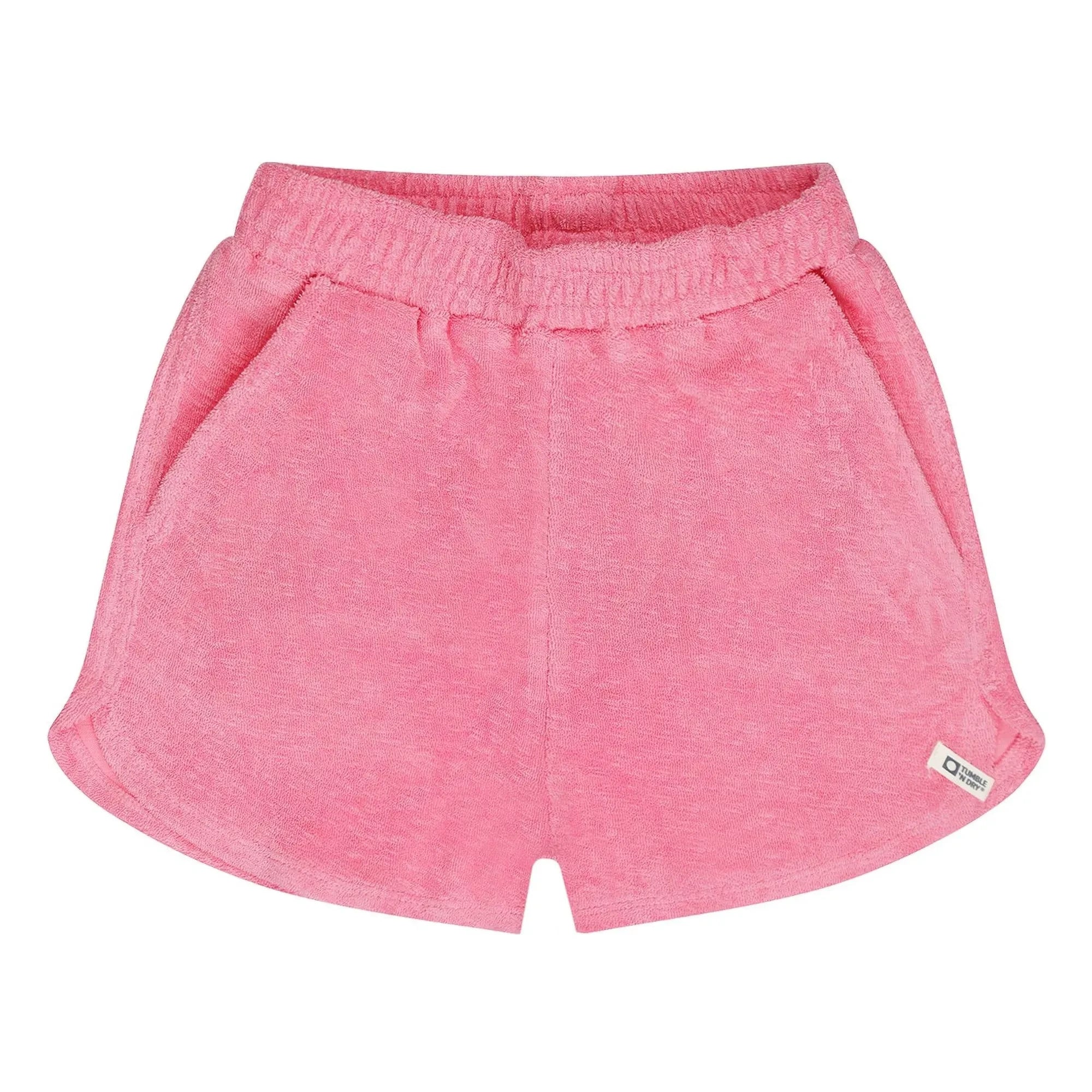 Tumble N'Dry – Paraiba Bio-Baumwoll-Frottee-Shorts | Rosa