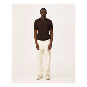 Noyoco - Haring Poloshirt aus Bio-Baumwolle | Dunkelbraun