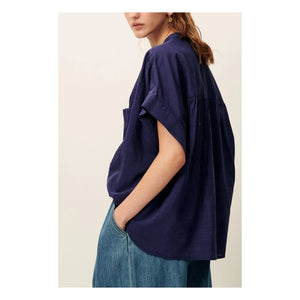 Sessùn - Camille Bluse | Marineblau