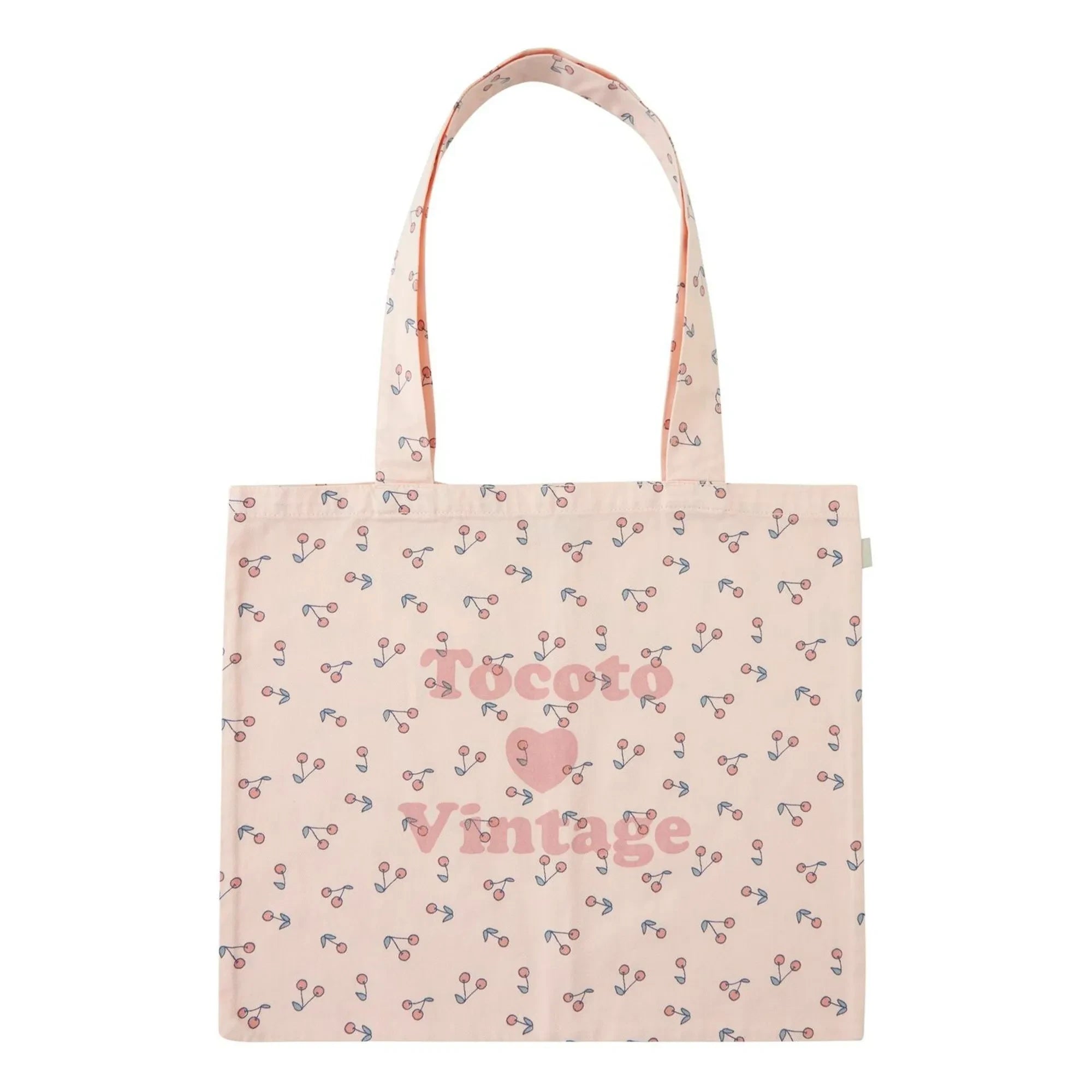 Tocoto Vintage - Cherry Tote Çanta | Pudra Pembe