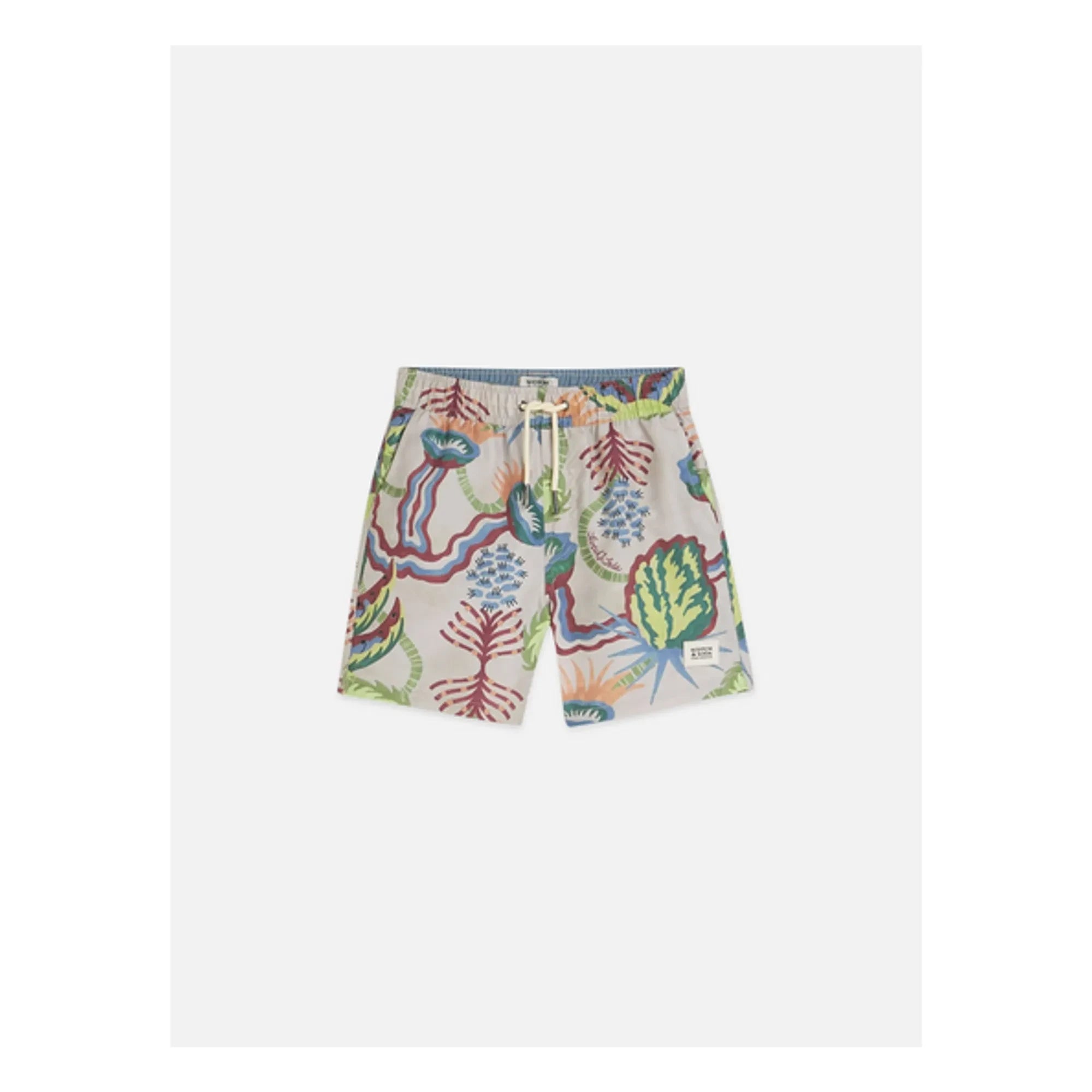 Scotch & Soda - Desert Flower Patterned Swimsuit Shorts | Beige