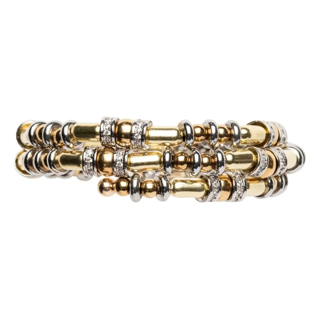 Sigal - Disk Bracelet | Gold/Silver