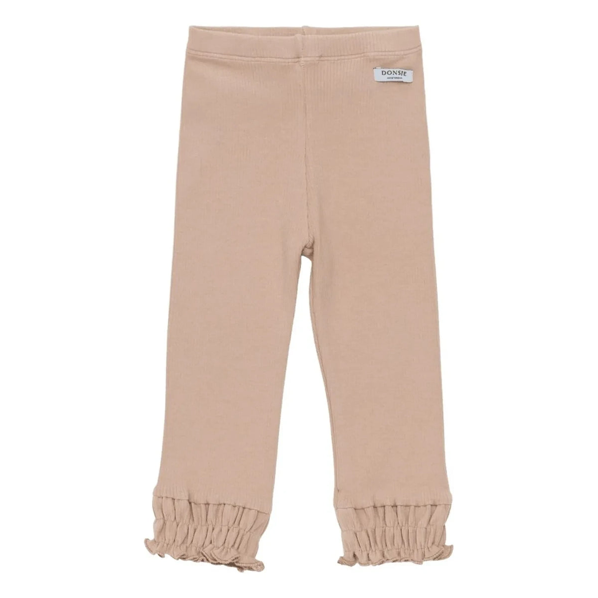 Donsje - Ruffled Ies Organic Cotton Leggings | Peach