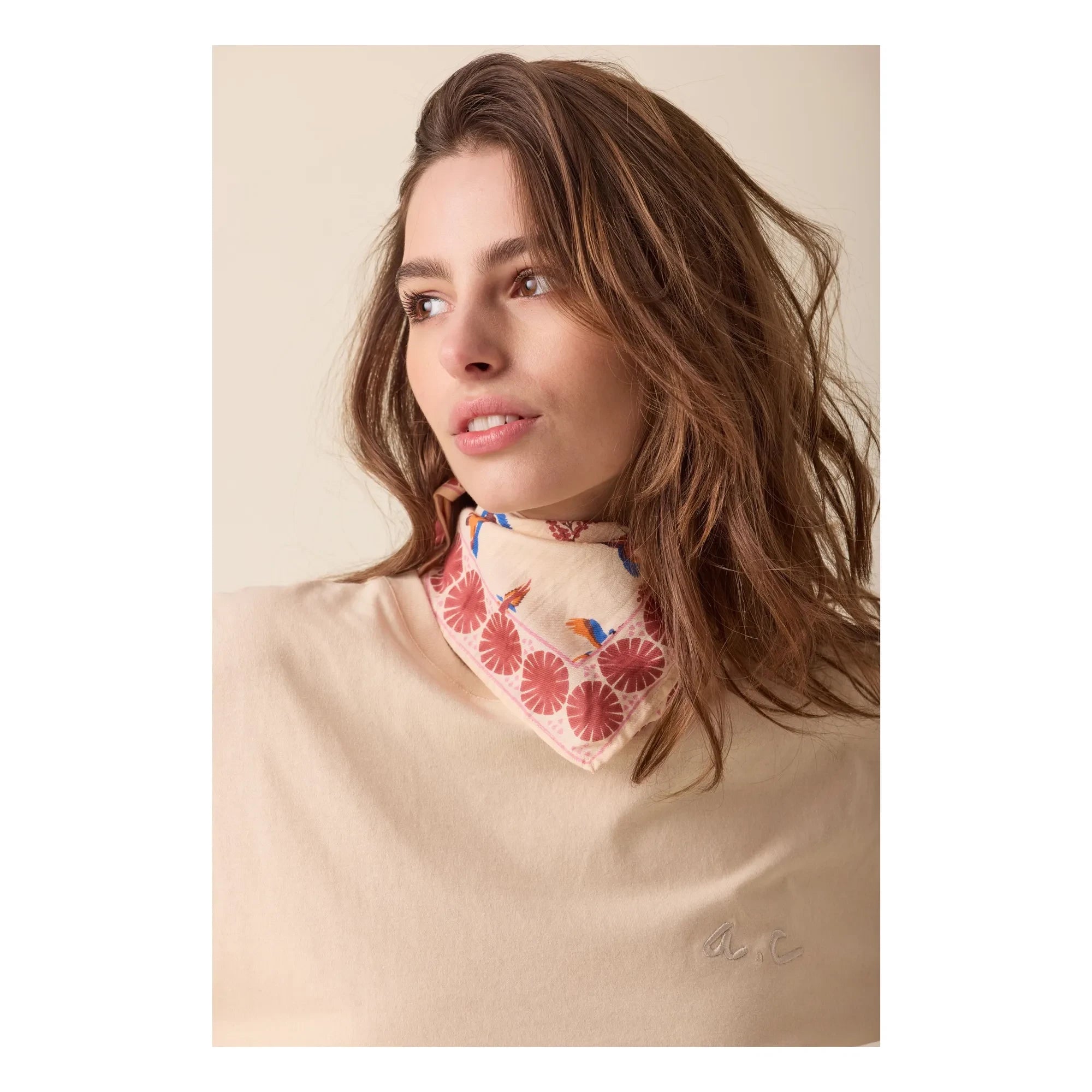 Apaches - Manika Kleiner Schal | Beige