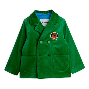 Mini Rodini - Diggie Samt Bio-Baumwolljacke | Grün