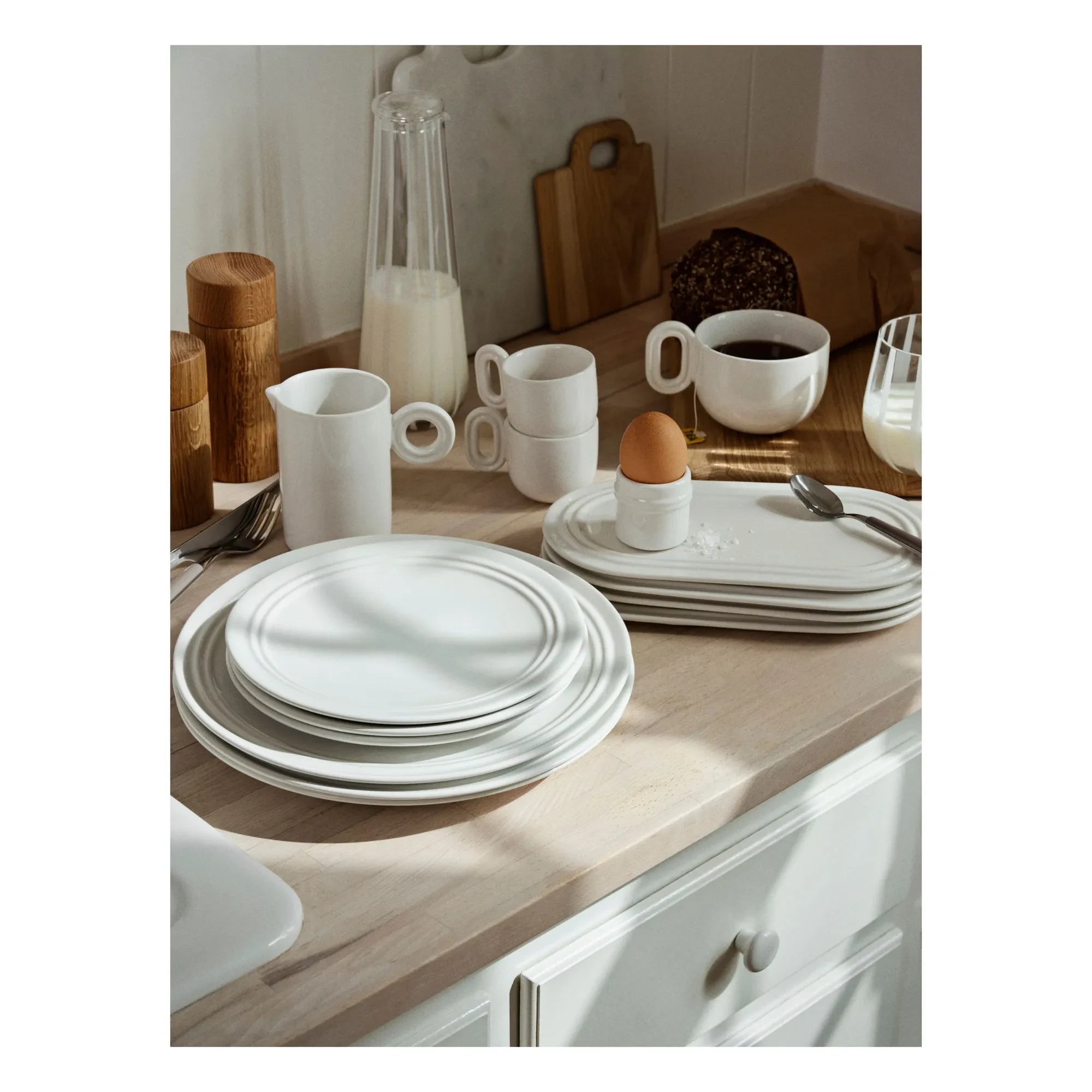 Broste Copenhagen - Stevns taşçömlek kupa | Beyaz
