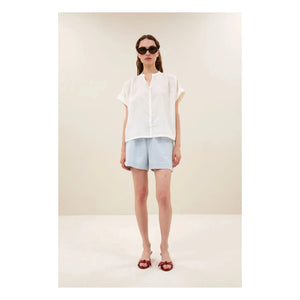 By Bar - Ally organic cotton blouse | White