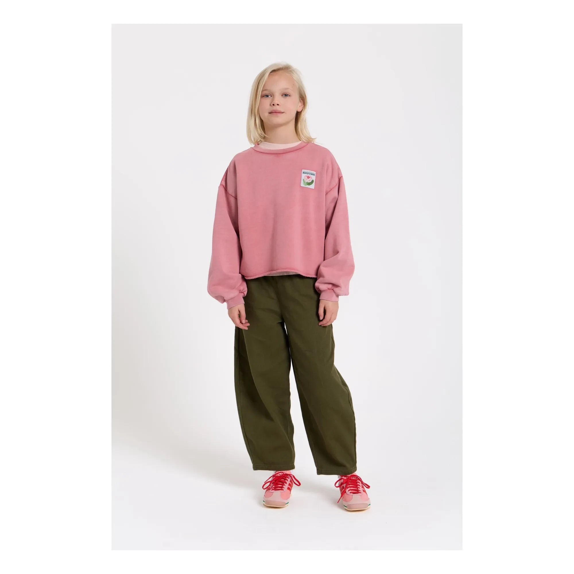 Hundred Pieces - Belmont Bio-Baumwoll-Sweatshirt | Rosa