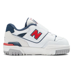 New Balance - Elastik Bağcıklı ve Cırt Cırtlı Sneakers 550 | Beyaz