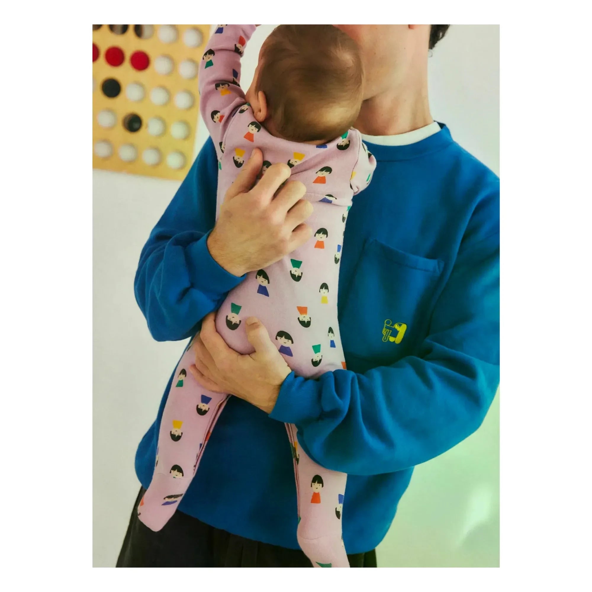 Bobo Choses - Langer Schlafanzug und Bib Piyon Set | Lila