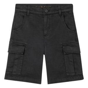 Stella McCartney Kids - Organic Cotton Cargo Shorts | Black