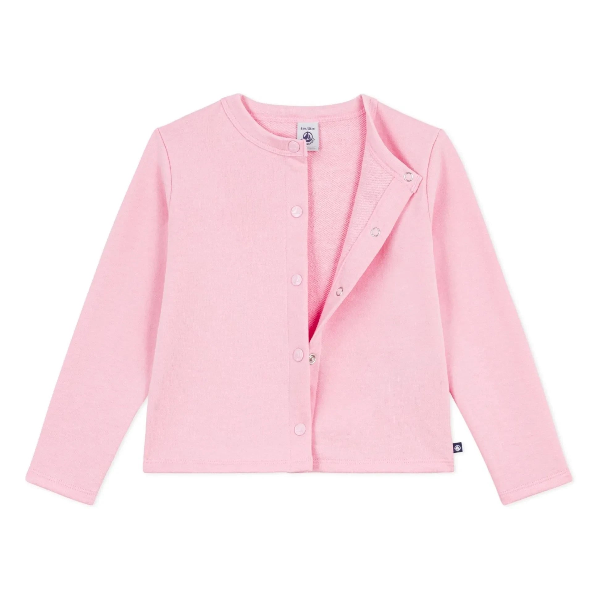 Petit Bateau - Solid Fleece Jacket | Pink