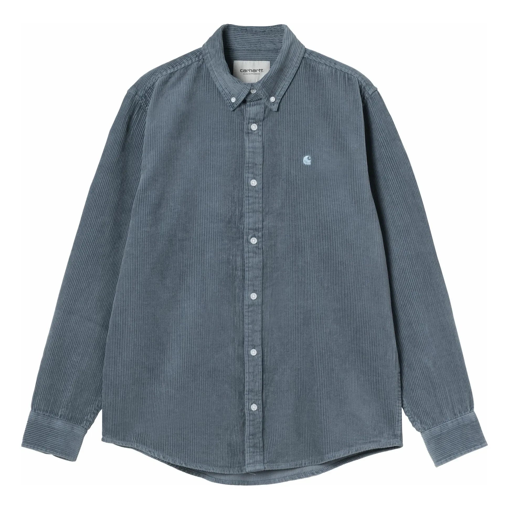Carhartt WIP - Kadife Gömlek Uzun Kollu Madison | Buz Mavisi