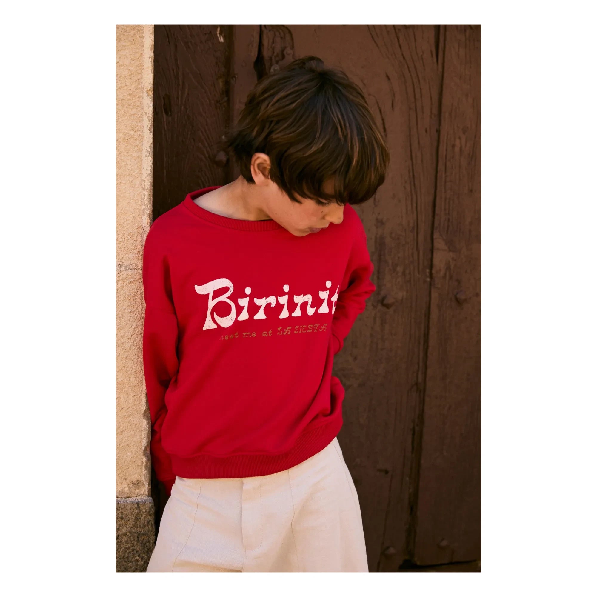 birinit - Chili Birinit organic cotton sweatshirt | Red