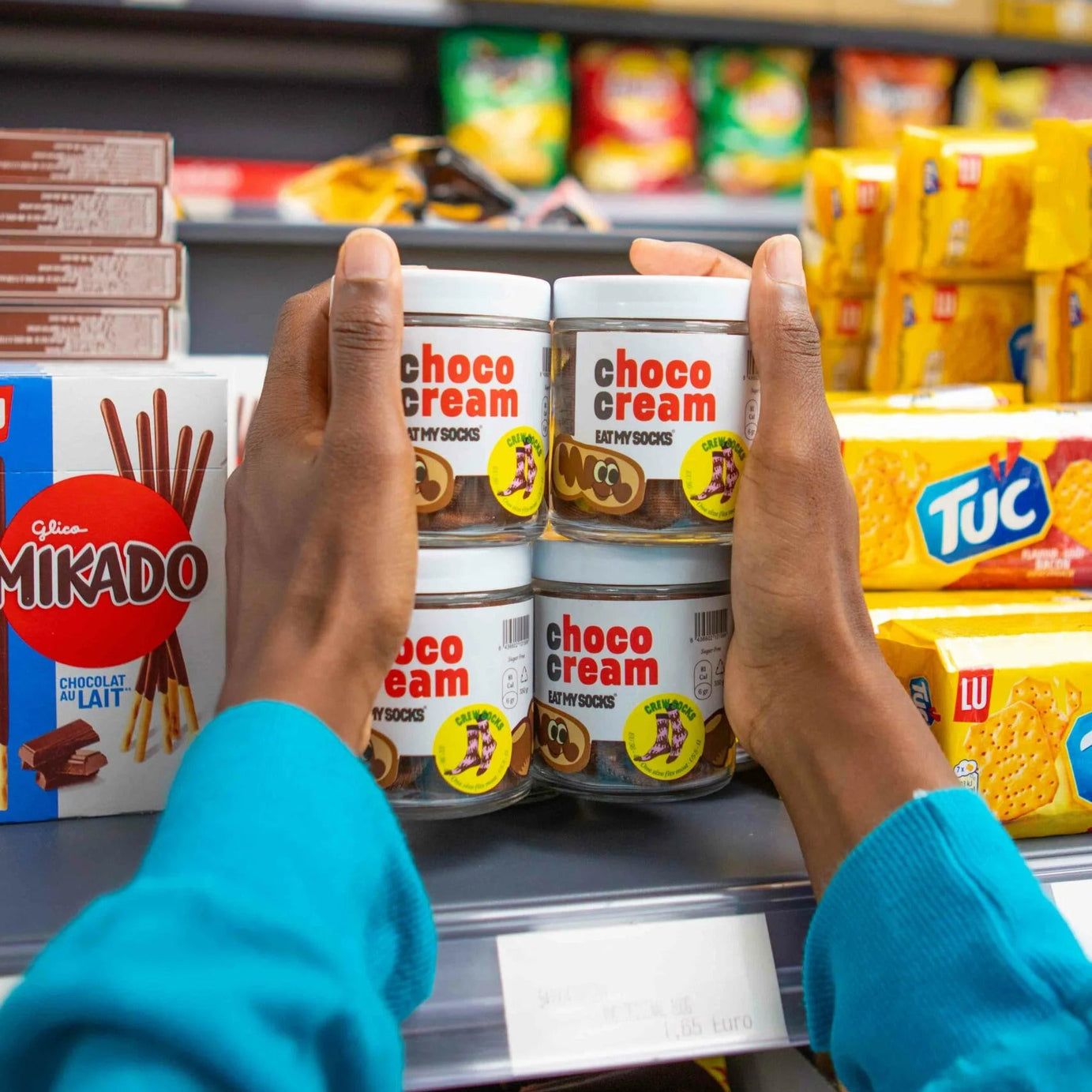 Eat My Socks - Yetişkin Çikolatalı Krema Çorap - Dinossi