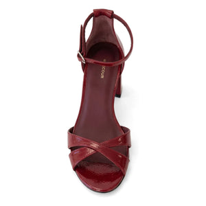 Rivecour - Sandals n°595 Patent leather | Cherry red