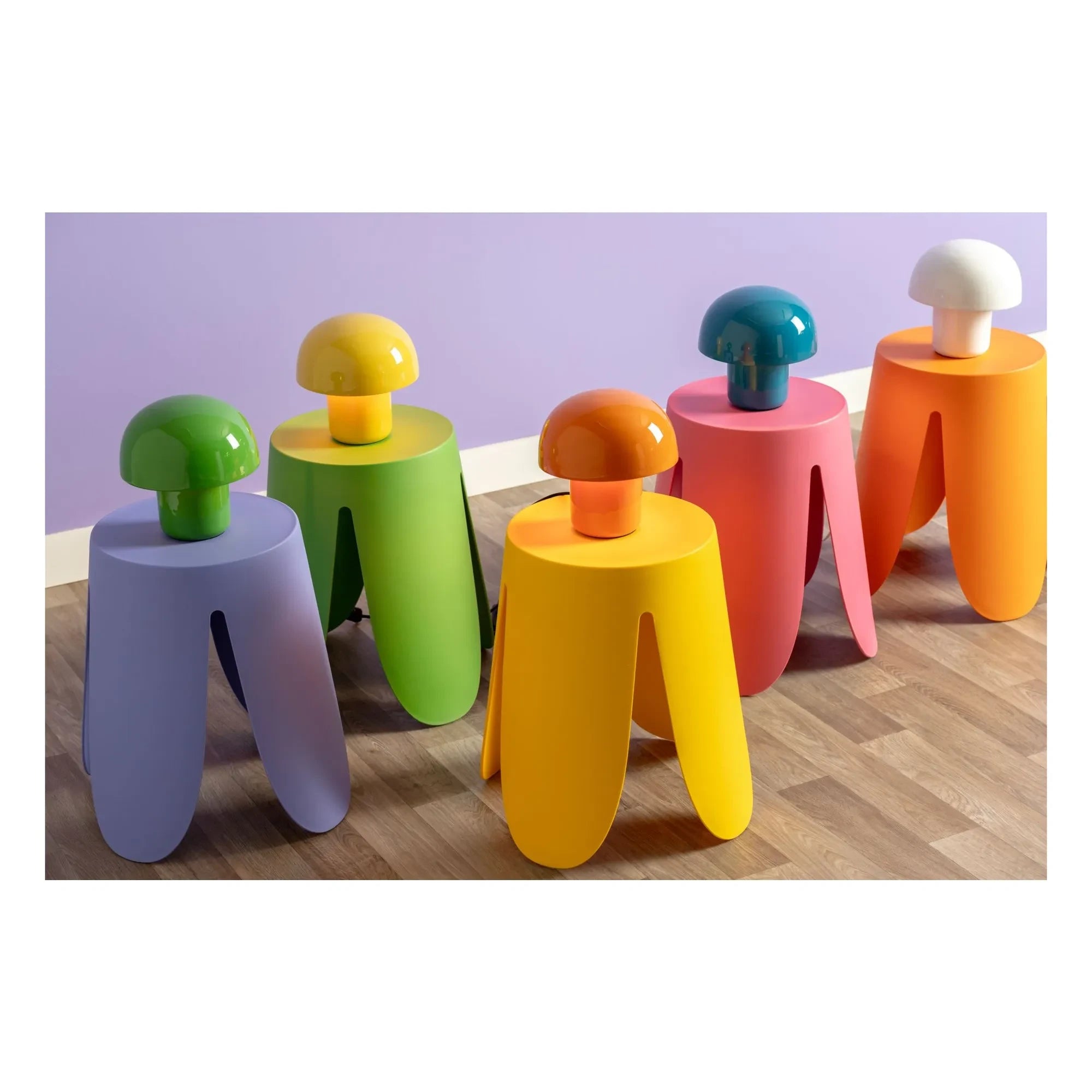 Present Time - Mini Fat Mushroom Tischlampe | Orange