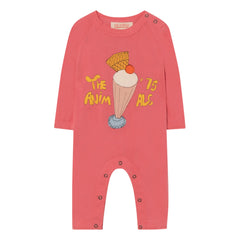 The Animals Observatory - Owl Ice Romper | Red