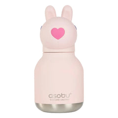Asobu - Mini-Wasserflasche aus Edelstahl Rabbit | Blassrosa