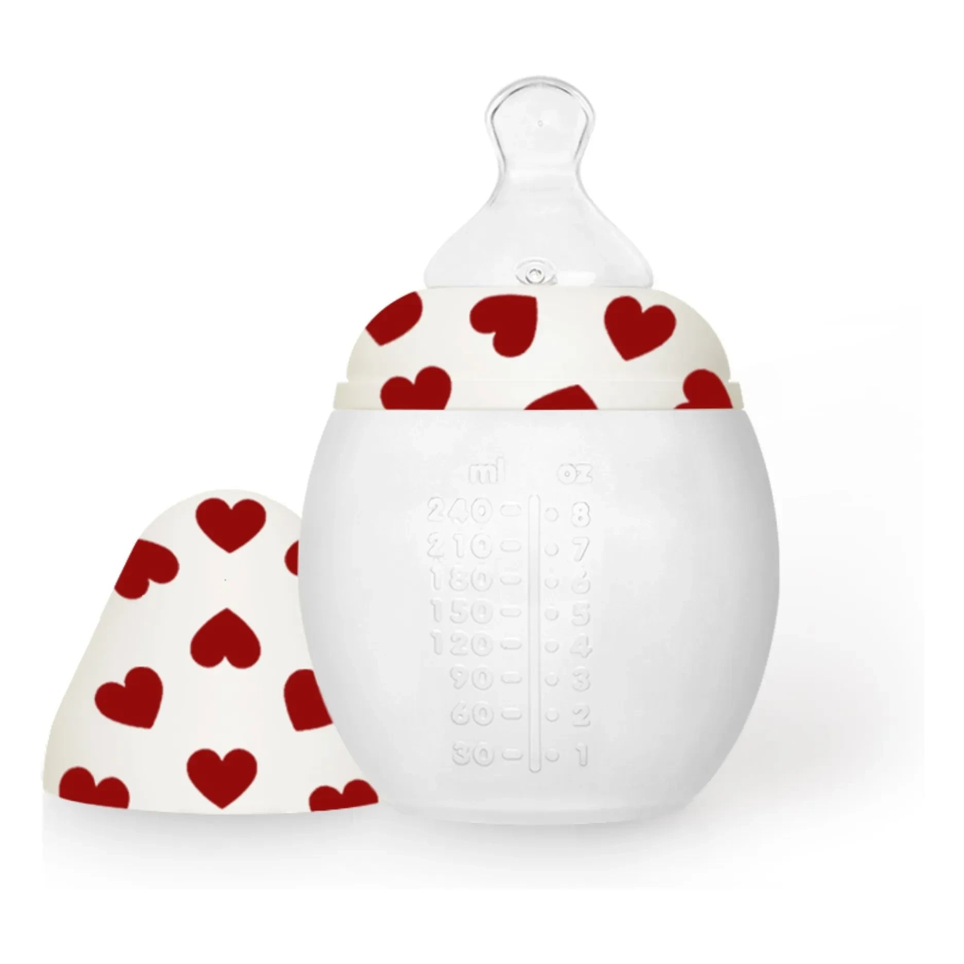 Elhée - Full of Love Medizinisches Silikon-Babyfläschchen und physiologischer Schnuller