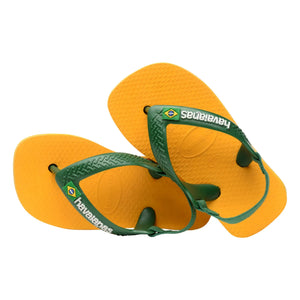 Havaianas – Zehentrenner Baby Brasil Logo | Gelb