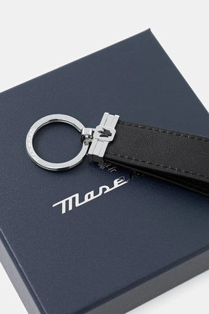 MASERATI Erkek Deri Anahtarlık Taşsız RECYCLED LEATHER