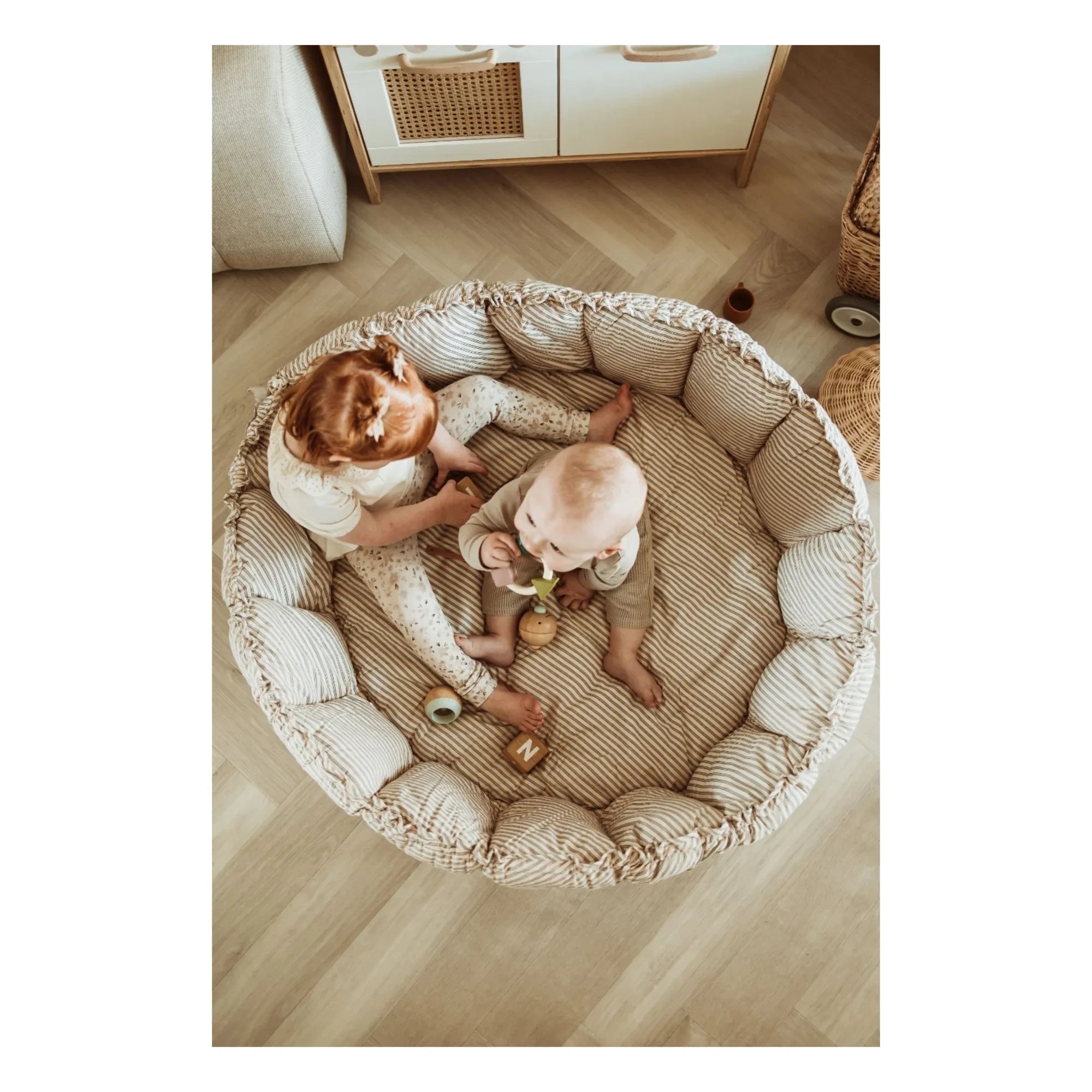 Play and Go - Coco oyun matı - Çizgiler | Mavi